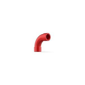 Notifier ABS 001-25 90° ABS Bend for 25mm Pipe, 10-Pack, Red